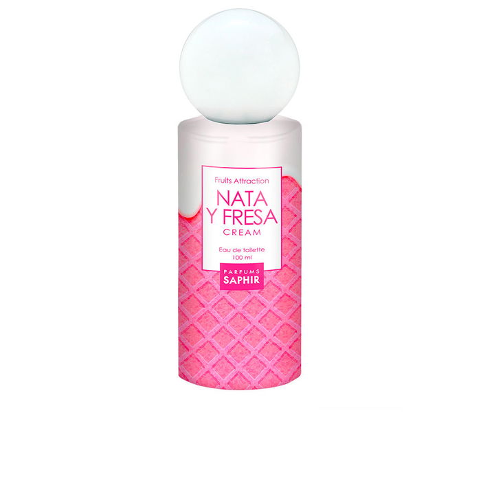 Parfums Saphir NATA Y FRESA CREAM Agua de Colonia Infantil Frutal con Notas de Fresa, 100 ml Parfums Saphir NATA Y FRESA CREAM Agua de Colonia Infantil Frutal con Notas de Fresa, 100 ml