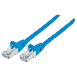Intellinet Patchkabel Cat6A CU S/FTP LSZH 1.50m Azul