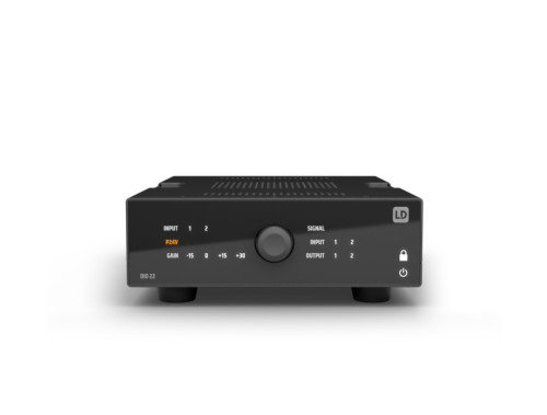 LD Systems LDDIO22 Interfaz Dante de 2x2 Entradas/Salidas con Alimentación PoE y Garantía de 5 Años