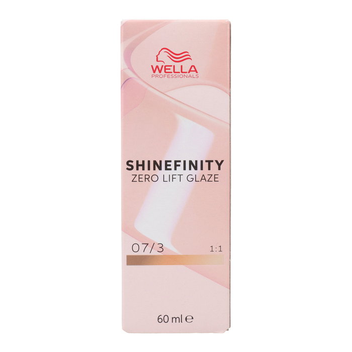 Wella Shinefinity Coloración 07.3 Semipermanente Ultrabrillante 60 ml Wella Shinefinity Coloración 07.3 Semipermanente Ultrabrillante 60 ml