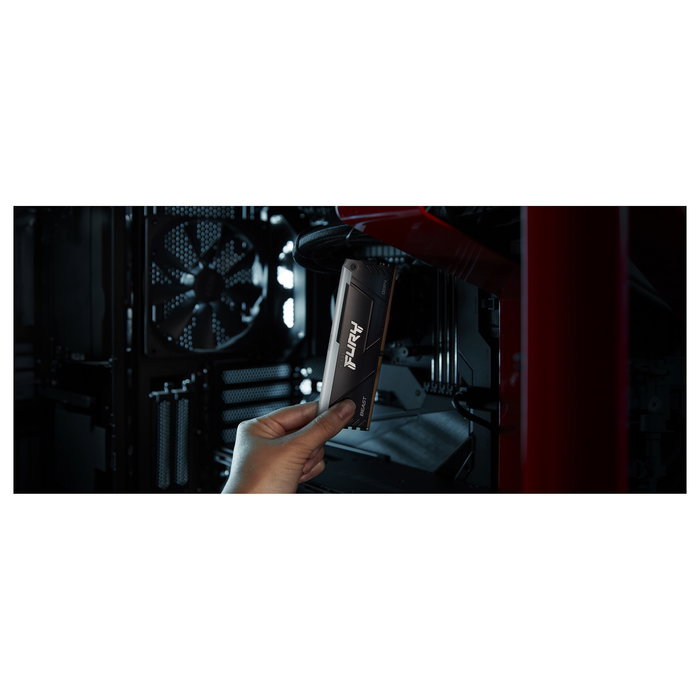 Kingston Módulo de memoria RAM DDR4 FURY Beast RGB 32GB (2x16GB) 3600MHz CL18 Kit de 2 Intel XMP 2.0 DIMM 288-pin