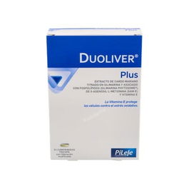 PILEJE Duoliver Plus 24 Comp. Cardo Mariano y Vitamina E para la Purificación Hepática y Protección Oxidativa