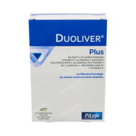 Pileje Duoliver Plus 24Comp. - Silimarina (Cardo Mariano) y Vitamina E - Comprimidos Tricapa de Liberación Modificada