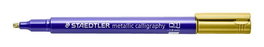 Rotulador Fibra Staedtler Metallic Calligraphy Caligrafia Oro Estuche De 10