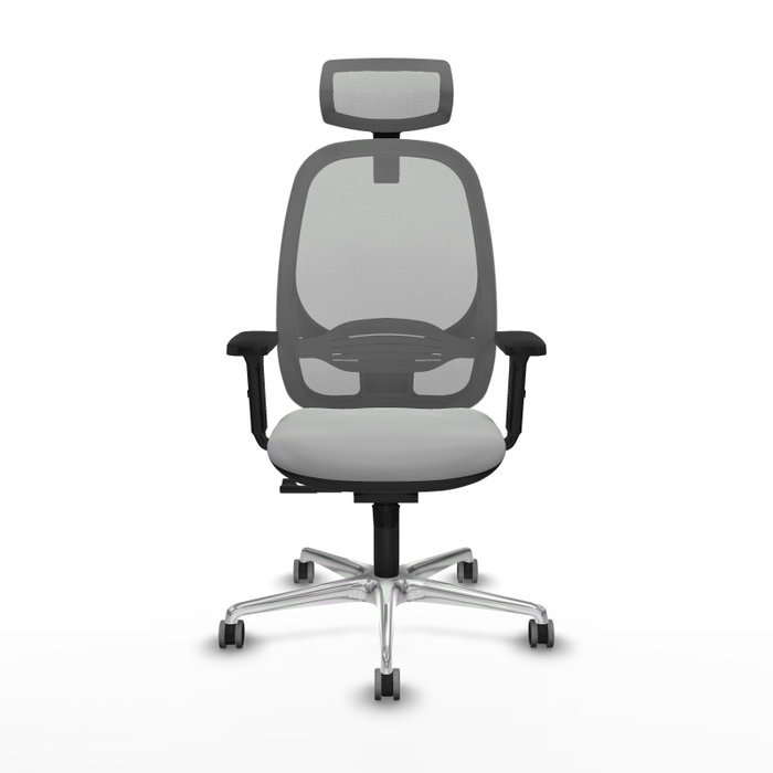 PIQUERAS Y CRESPO Silla de oficina Cilanco con mecanismo Sincro, Gris