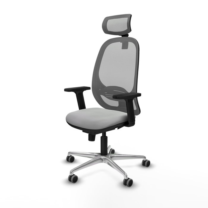 PIQUERAS Y CRESPO Silla de oficina Cilanco con mecanismo Sincro, Gris
