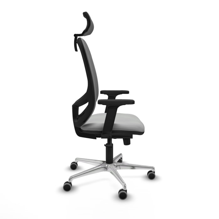 PIQUERAS Y CRESPO Silla de oficina Cilanco con mecanismo Sincro, Gris