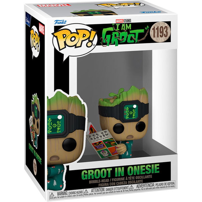 FUNKO Figura POP Marvel I am Groot - Groot en pijama con libro FUNKO Figura POP Marvel I am Groot - Groot en pijama con libro