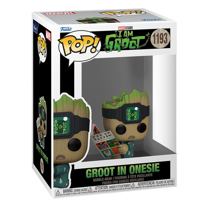 FUNKO Figura POP Marvel I am Groot - Groot en pijama con libro FUNKO Figura POP Marvel I am Groot - Groot en pijama con libro