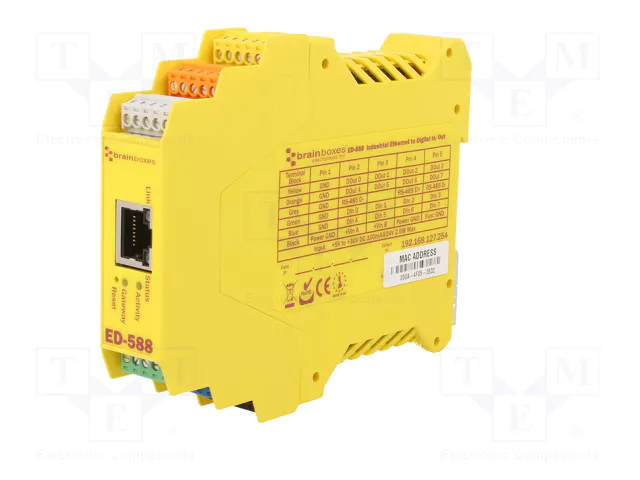 BRAINBOXES ED-588 Módulo de automatización puerta Modbus