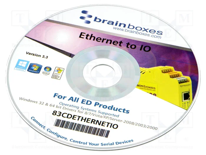 BRAINBOXES ED-588 Módulo de automatización puerta Modbus