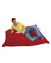 Atelier Del Sofa Silla Puff de Jardín 100x100 cm Rojo