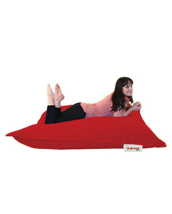 Atelier Del Sofa Silla Puff de Jardín 100x100 cm Rojo Atelier Del Sofa Silla Puff de Jardín 100x100 cm Rojo