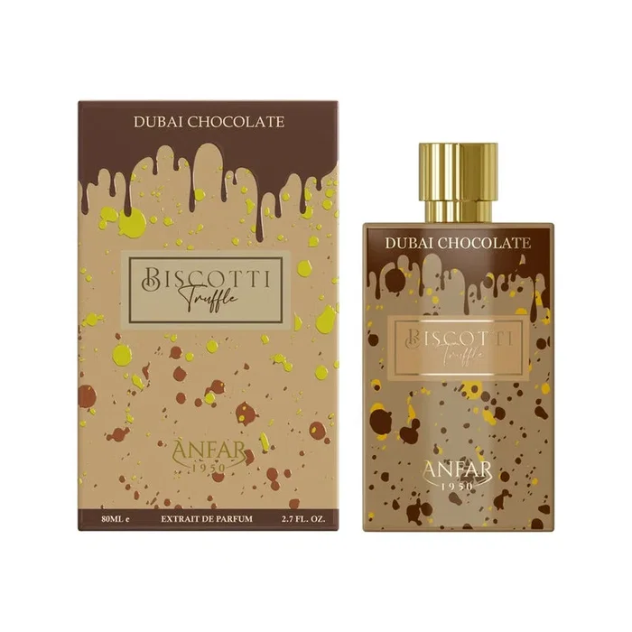 Anfar Dubai Chocolate - Biscotti Truffle Extracto de perfume 80 ml Anfar Dubai Chocolate - Biscotti Truffle Extracto de perfume 80 ml