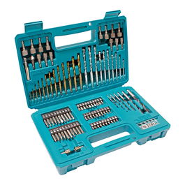 Makita B-68432 Juego de Brocas para Taladro Metal, Piedra, Madera 102 Piezas con Funda de Transporte