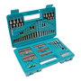 Makita B-68432 Juego de Brocas 102 Piezas para Taladro, Metal, Piedra y Madera con Portabrocas Magnético y Funda