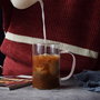 La Mediterranea Set-2 Tazas Boro Lisas 470 ml | Diámetro 8 cm, Altura 11 cm (18 Unidades)
