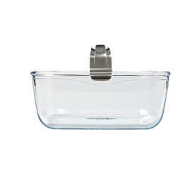 Pyrex® Fuente Rectangular de Vidrio de 1,5L con Tapa Extraíble