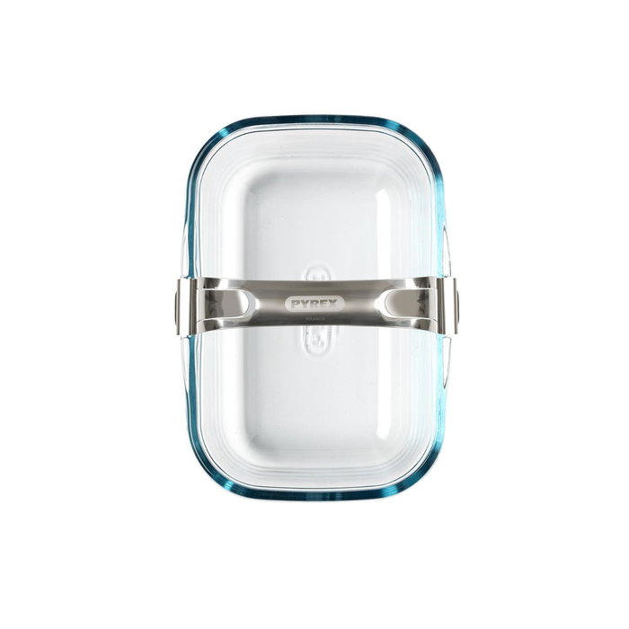 Pyrex® Fuente Rectangular de Vidrio de 1,5L con Tapa Extraíble