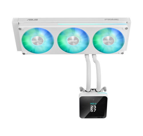 ASUS PRIME SLC II 360 ARGB LCD WHT Sistema de refrigeración líquida todo en uno Blanco