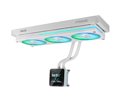 ASUS PRIME SLC II 360 ARGB LCD WHT Sistema de refrigeración líquida todo en uno Blanco