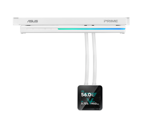 ASUS PRIME SLC II 360 ARGB LCD WHT Sistema de refrigeración líquida todo en uno Blanco