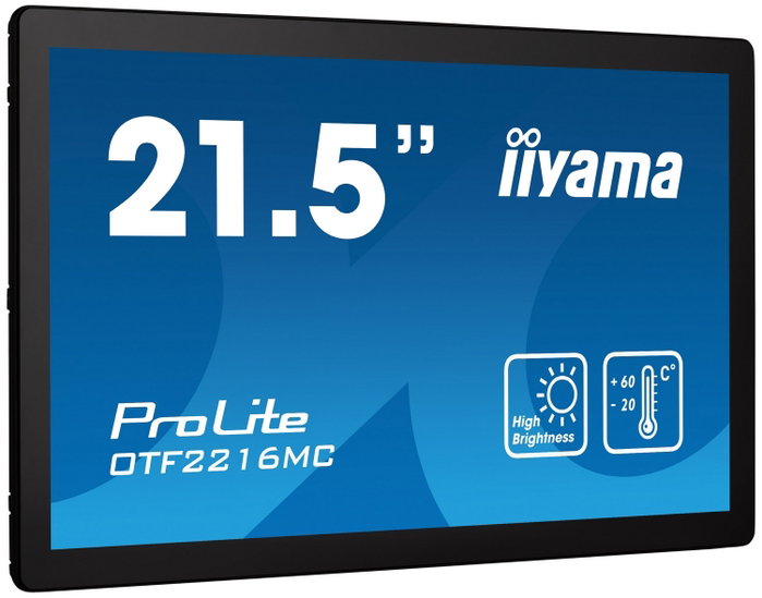 iiyama ProLite OTF2216MC-B1 Monitor Táctil 21.5 Pulgadas Full HD Black