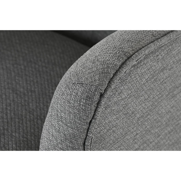 DKD Home Decor Sillón de Poliéster y Metal Gris DKD Home Decor Sillón de Poliéster y Metal Gris