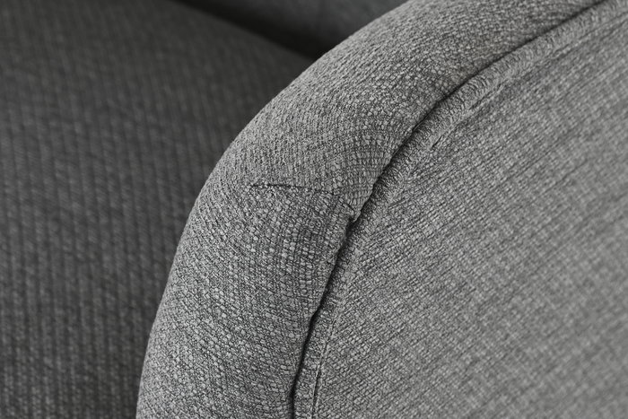 DKD Home Decor Sillón Scandi Gris Poliester Metal 73 x 79.5 x 65 cm