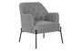 DKD Home Decor Sillón Scandi Gris Poliester Metal 73 x 79.5 x 65 cm