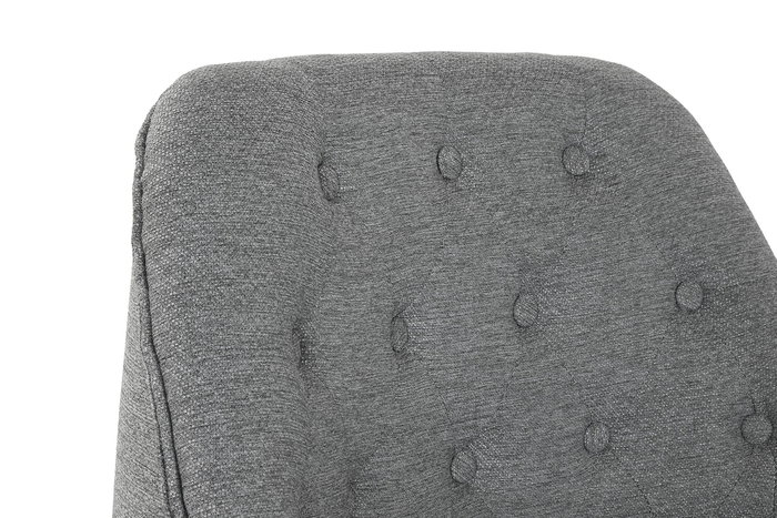 DKD Home Decor Sillón Scandi Gris Poliester Metal 73 x 79.5 x 65 cm