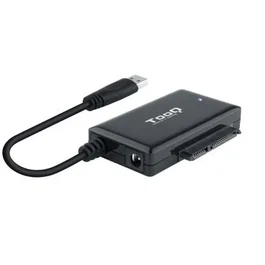 Tooq TQHDA-01A Adaptador para Discos Duros 2.5"/3.5" SATA USB 3.0 Macho