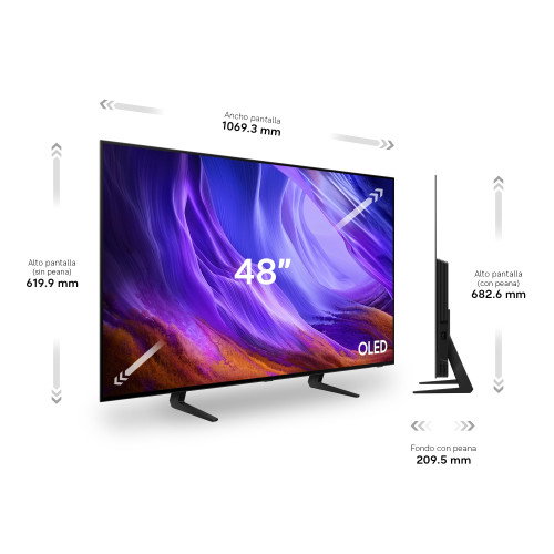 Samsung TV 48 pulgadas OLED S83H 4K Vision AI Smart TV (2026) Samsung TV 48 pulgadas OLED S83H 4K Vision AI Smart TV (2026)