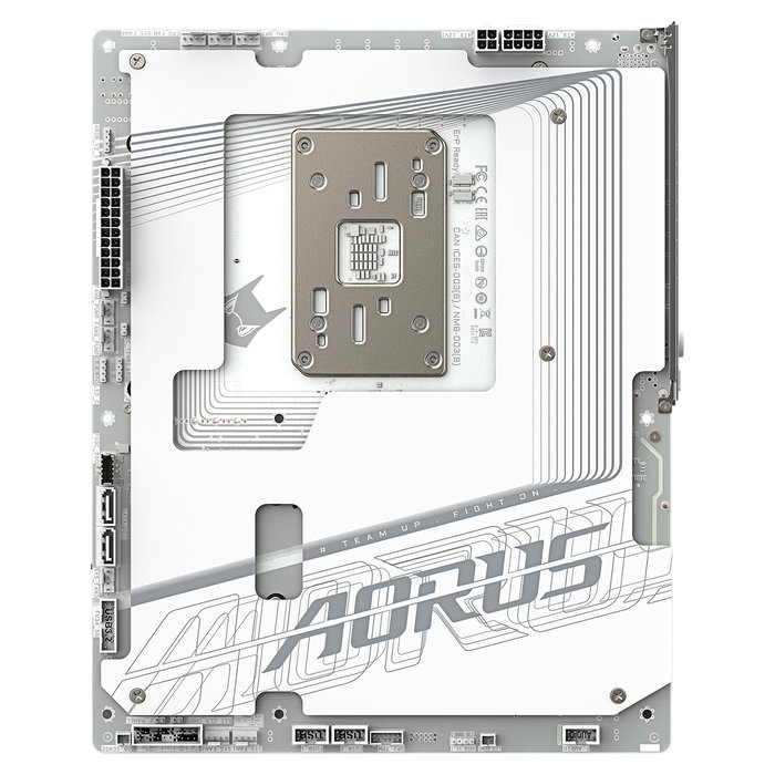 Gigabyte GA-B850 AORUS STEALTH ICE Placa Base ATX AMD B850 Socket AM5 - Compatible con AMD Ryzen 9000/8000/7000, DDR5 hasta 8200 MHz, Wi-Fi 7, LAN 5 GbE, 4 x M.2, Blanco