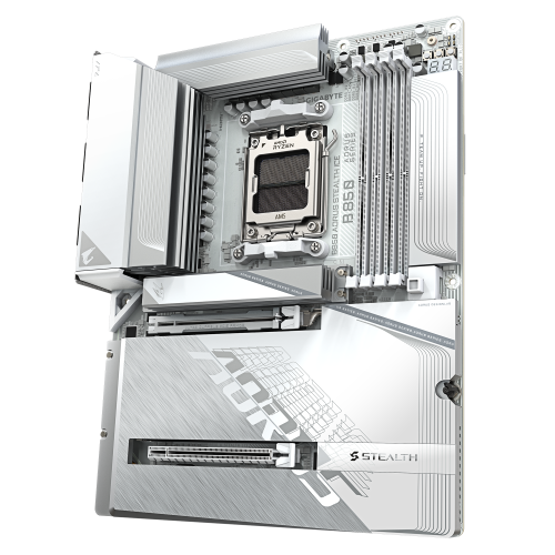Gigabyte B850 Aorus Stealth Ice ATX Blanco Gigabyte B850 Aorus Stealth Ice ATX Blanco