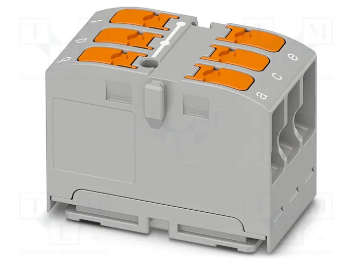 PHOENIX CONTACT PTVFIX 6X2,5 GY Conector de carril push-in PHOENIX CONTACT PTVFIX 6X2,5 GY Conector de carril push-in