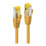 LINDY Cable de Red Patch Cable Cat7 S/FTP LSZH 1.5m Amarillo 10GBase-T 600 MHz para 10 Gigabit Ethernet - 47659