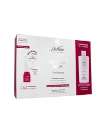 BioNike Set Defence Hair con Champú Fortificante y 21 Ampollas de Tratamiento para Mujer