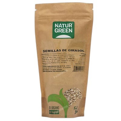 Naturgreen Semillas de Girasol Ecológicas Bio - Paquete de 225 Gramos Naturgreen Semillas de Girasol Ecológicas Bio - Paquete de 225 Gramos