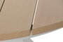 DKD Home Decor Mesa Redonda Comedor Terraza Y Jardin Blanco 140 x 75 x 140 cm