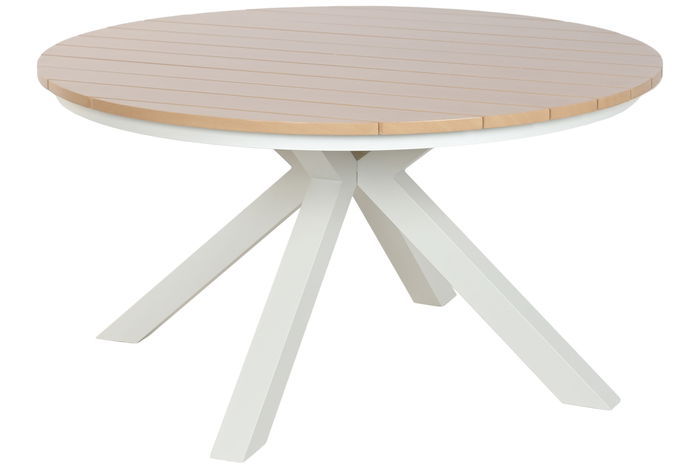 DKD Home Decor Mesa Redonda Comedor Terraza Y Jardin Blanco 140 x 75 x 140 cm DKD Home Decor Mesa Redonda Comedor Terraza Y Jardin Blanco 140 x 75 x 140 cm
