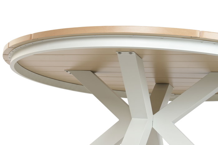 DKD Home Decor Mesa Redonda Comedor Terraza Y Jardin Blanco 140 x 75 x 140 cm DKD Home Decor Mesa Redonda Comedor Terraza Y Jardin Blanco 140 x 75 x 140 cm