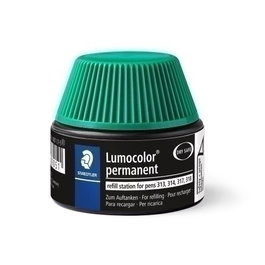 Tinta Rotulador Staedtler 487 17 Lumocolor 313/314/317/318 Frasco 15 Ml. Verde