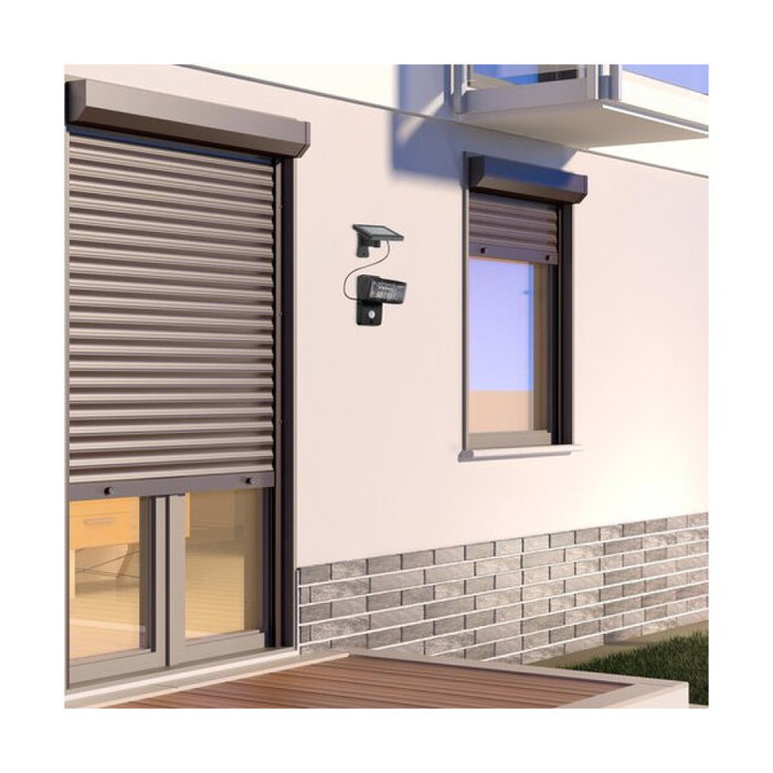 RABALUX Valpovo Aplique Exterior Solar LED 2,4W Negro