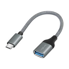 LogiLink CU0106 Adaptador USB-C a USB A 3.2 Gen 1 (3.1 Gen 1) 0,15m Gris
