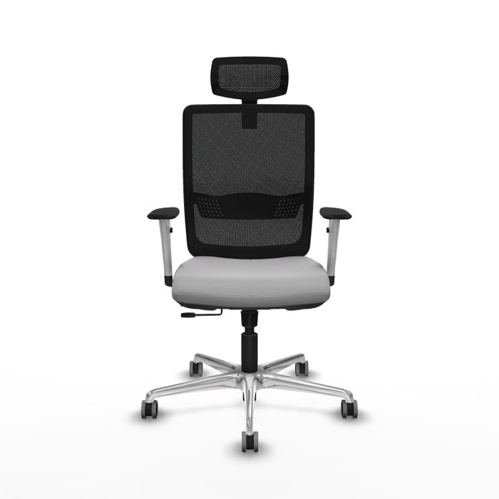 PIQUERAS Y CRESPO Silla de oficina Haches con mecanismo Sincro/Traslack Gris y Negro PIQUERAS Y CRESPO Silla de oficina Haches con mecanismo Sincro/Traslack Gris y Negro