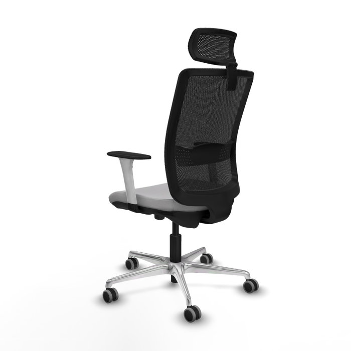 PIQUERAS Y CRESPO Silla de oficina Haches con mecanismo Sincro/Traslack Gris y Negro PIQUERAS Y CRESPO Silla de oficina Haches con mecanismo Sincro/Traslack Gris y Negro