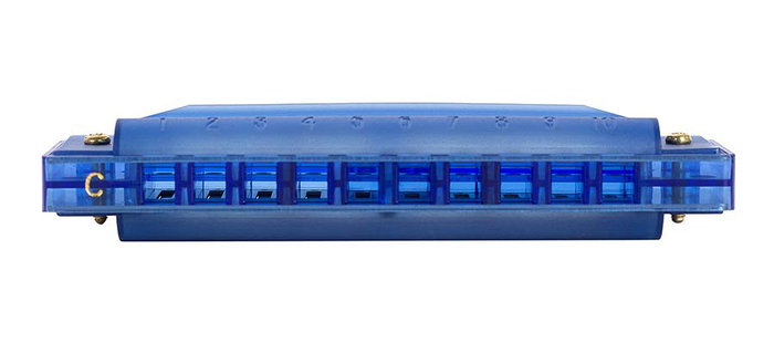 Armónica Cascha Fun Blues Azul Incluye Estuche Rigido y Folleto Armónica Cascha Fun Blues Azul Incluye Estuche Rigido y Folleto