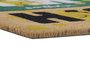 DKD Home Decor Felpudo Básicos Verde Marron Fibra de Coco Goma 40 x 1.5 x 60 cm (2 Unidades)