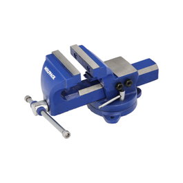 WOLFPACK LINEA PROFESIONAL Tornillo de Banco Giratorio Heavy Duty 130 mm